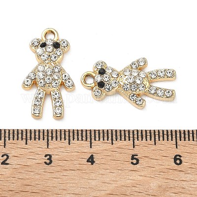 Подвески из сплава и страза&nbsp;ALRI-D303-09G-1