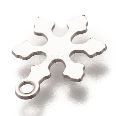 Не тускнеющие рождественские подвески из нержавеющей стали 201 STAS-C017-26P-1