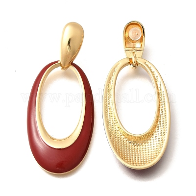 Латунные болтающиеся серьги&nbsp;LS-EJEW-Q013-04G-1