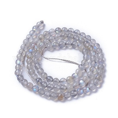 Природные лабрадорита бисер нитей G-F627-10-A-1