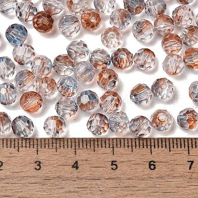 Прозрачные цвета стеклянные круглые бусины SEED-F006-04A-03-1