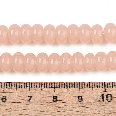 Имитация нефритовые четки стекла&nbsp;GLAA-ZX008-8mm-17B-1