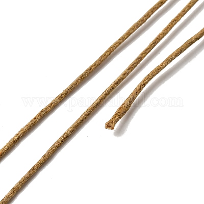 Воском хлопчатобумажная нить шнуры YC-R003-1.0mm-278-B-1