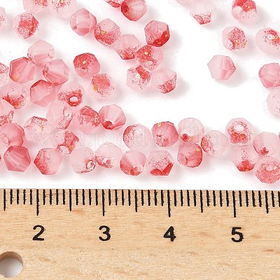 Матовые стеклянные бусины FGLA-D300-01C-1