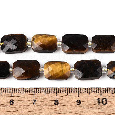 Природных тигровый глаз бисер нитей G-T139-79-1
