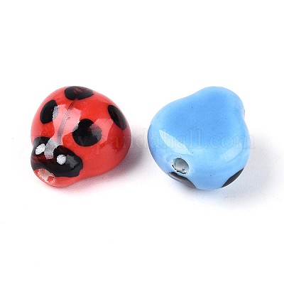 Фарфоровые бусины ручной работы PORC-N011-10-01-1