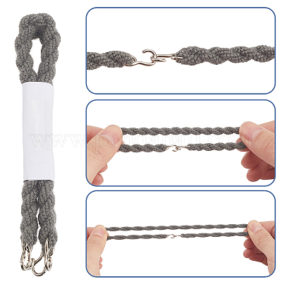 16 шт. полиэстеровые скрепки с железным крючком&nbsp;AJEW-SP0001-63D-1