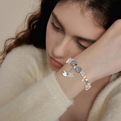 400шт 4 цвета пластиковые бусины ccb CCB-YW0001-60-1