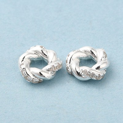 Латунные микро проложить кубических циркония шарики прокладки KK-F855-05S-1