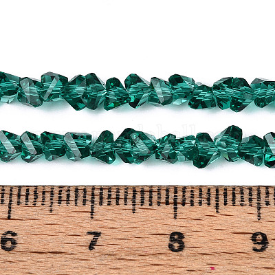 Прозрачные стеклянные бусины GLAA-N018-4mm-04-1