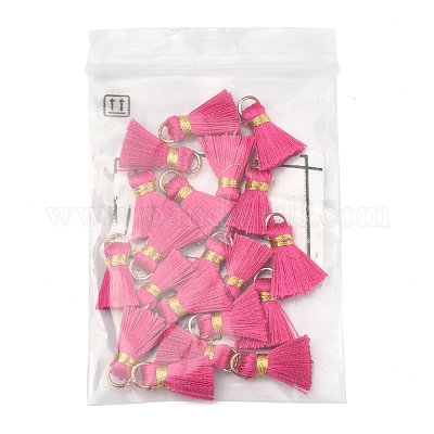 20 шт. украшения из поликоттона (полиэстер-хлопка) ручной работы в виде кисточек FIND-FS0003-27I-1