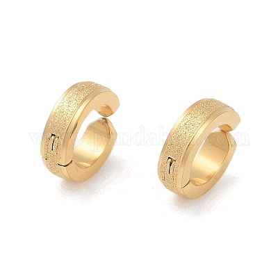 Клипсы из нержавеющей стали 304 с ионным покрытием (IP) EJEW-M001-09G-1