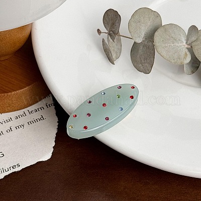 Мини-заколки для волос из ацетата целлюлозы в виде крокодиловой кожи PW-WGD688C-03-1