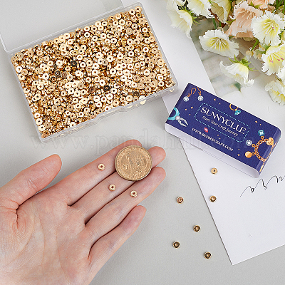 1800шт ccb пластиковые бусины-прокладки CCB-SC0001-09-1