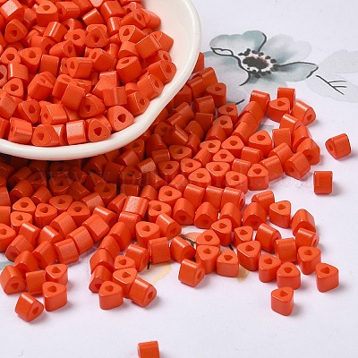 Запекание расписной стеклянной бусины SEED-H002-K-D328-1