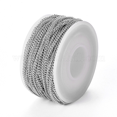 Устойчивые к потускнению витые цепи из нержавеющей стали 304 панцирные цепи CHS-H007-36P-1