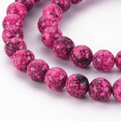 Естественной яшмы бисер нитей G-T132-034B-1