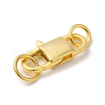 925 стерлингового серебра застежкой омар коготь STER-D006-16G-1