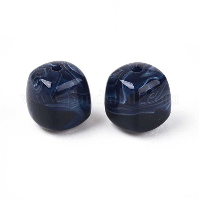 Непрозрачные акриловые бусины&nbsp;OACR-ZX006-33O-1