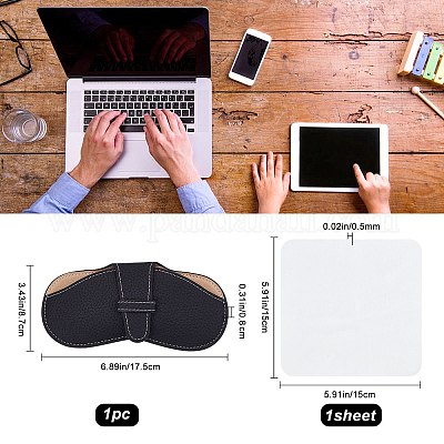 Чехол для очков из искусственной кожи AJEW-CN0001-54D-1