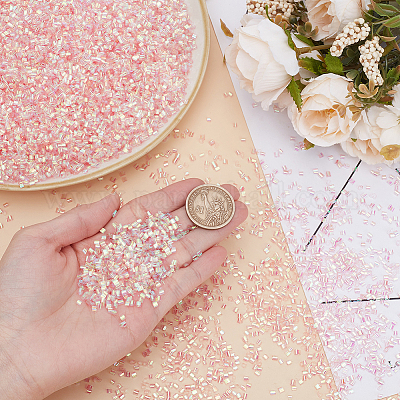 100 г пластиковых трубчатых бусин KY-HY0001-15A-1