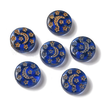 Прозрачные бусины лэмпворк LAMP-P065-04A-02-1