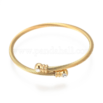 Модные комплекты из браслетов и колец из нержавеющей стали 304 SJEW-H073-13A-1