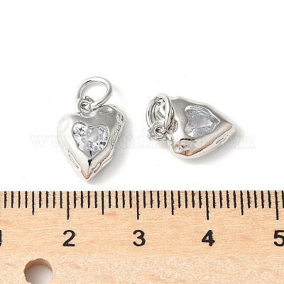 Латунные микро проложить кубического циркония подвески KK-U067-10P-04-1