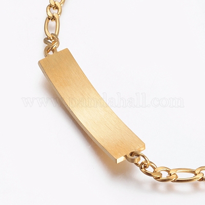 Ионное покрытие (ip) пары 304 нержавеющая сталь id браслеты наборы BJEW-I283-08-1