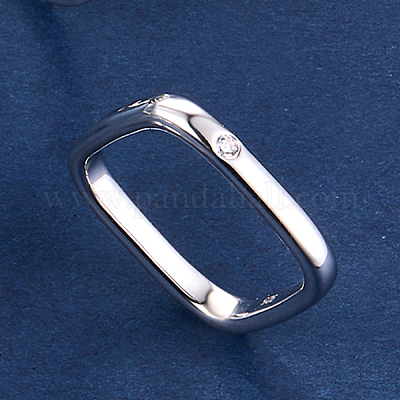 925 перстень из стерлингового серебра с паве из кубических цирконий AJ2388-3-1