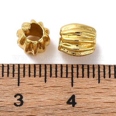 Латунная бусина с покрытием стойки KK-S406-03G-A-1