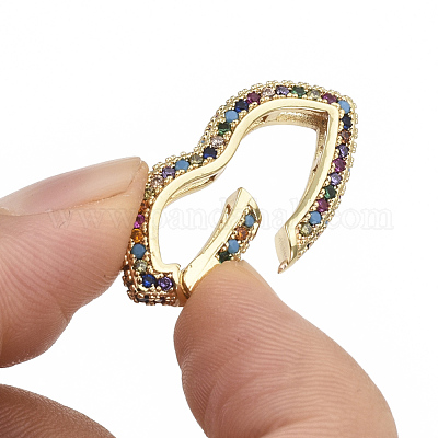 Латунные кольца из микро-паве циркония ZIRC-S066-032A-NF-1