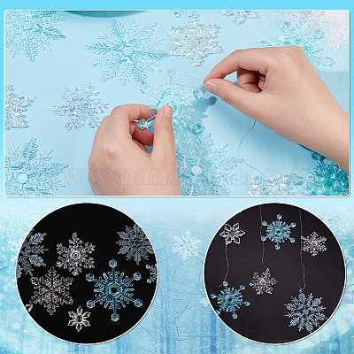 Набор для самостоятельного изготовления рождественских снежинок DIY-GA0005-28-1