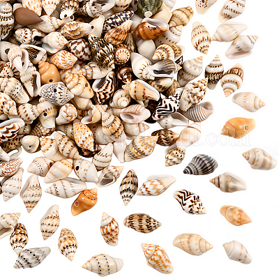 100 г натуральных ракушечных бусин BSHE-LT0001-04-1