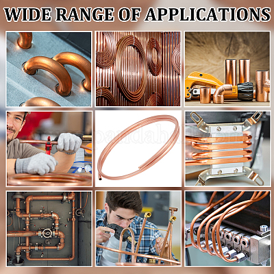 冷凍庫・エアコン用銅管 ソフトコイル銅チューブ 生（メッキなし