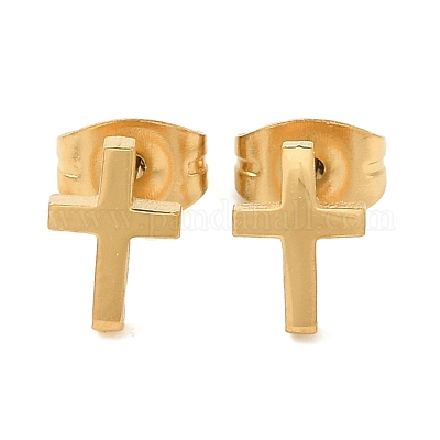 Ohrstecker aus 304 Edelstahl&nbsp;EJEW-I311-01C-G-1