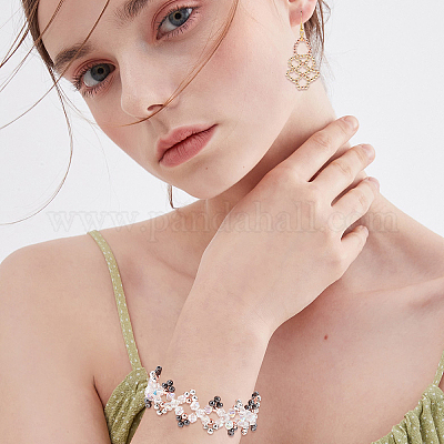 360 шт. 6 стиля 2 размера латунные бусины KK-PH0001-71-WH-1