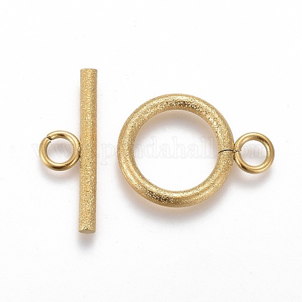 Ion Plating(IP) 304 Stainless Steel Toggle Clasps STAS-P248-03G-1