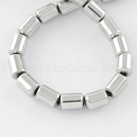 Chapelets de perles en hématite synthétique sans magnétiques G-Q888-5x4mm-7-1