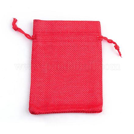 Bolsas con cordón de imitación de poliéster bolsas de embalaje ABAG-R005-18x13-18-1