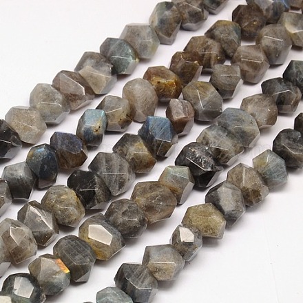 Natural Labradorite Beads Strands G-J151-06-1