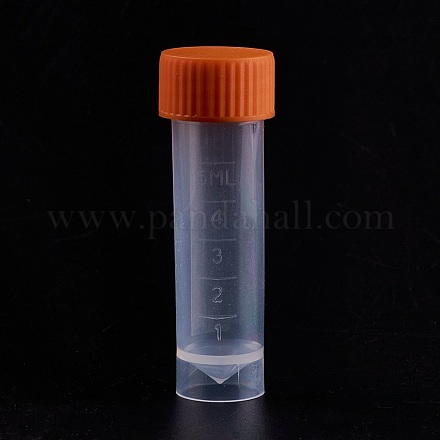 Clear Graduated Tube Plastic Bead Containers CON-WH0039-01B-5ml-1