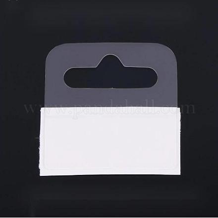 Transparente selbstklebende PVC-Aufhängelaschen CDIS-L006-01-1