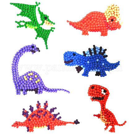 Наборы наклеек для рисования с изображением динозавров ANIM-PW0001-192A-1