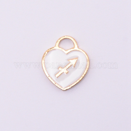 Сплав эмали подвески ENAM-WH0049-36G-K01-RS-1