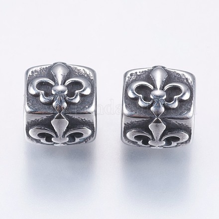 304 Stainless Steel Beads STAS-I069-30AS-1