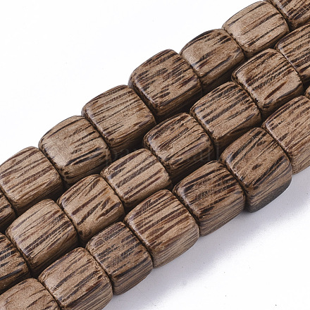 Sin teñir & natural hilos de cuentas de madera de coco WOOD-T024-023-1