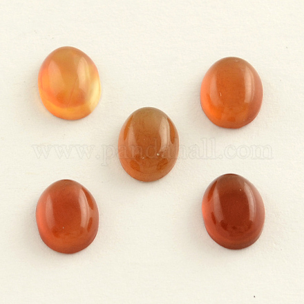 Brasil ágata roja cabuchones ovales naturales teñidos G-R261-13-1