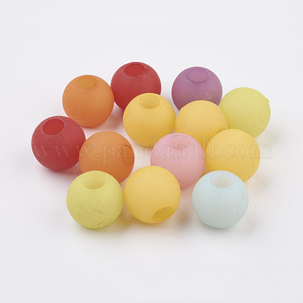 Bubblegum translucide perles acryliques morceaux FACR-XCP0001-01-1