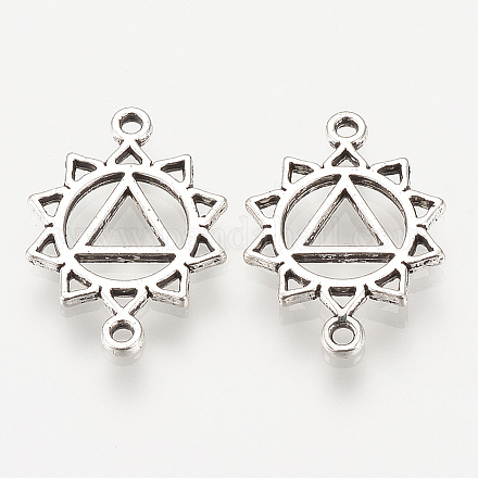 Соединители из сплава в тибетском стиле TIBEP-S315-30AS-RS-1